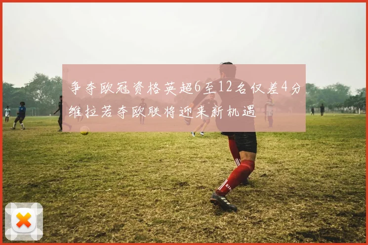 争夺欧冠资格英超6至12名仅差4分维拉若夺欧联将迎来新机遇